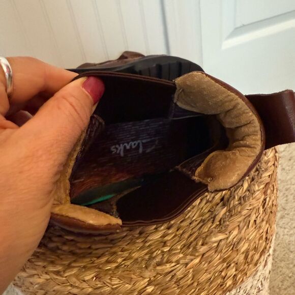 Clark’s Men's Brown Leather Boots - 8 - Picture 8 of 9